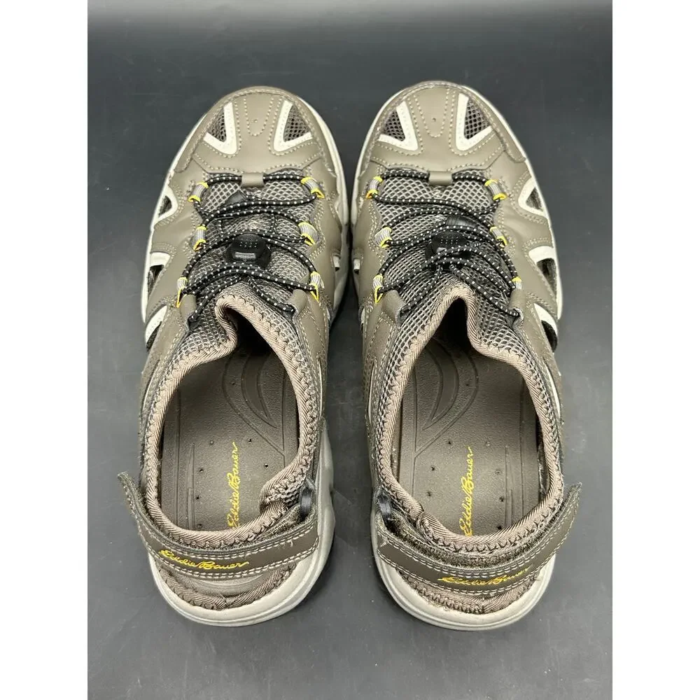 Eddie Bauer Laketrail‎ Mens 9M Olive Closed Toe Hiking Water Sandals